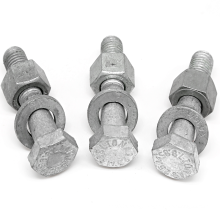 M6*100 Hot Dip Galvanized Full Thread Carbon Steel  A325  Grade 8.8 DIN933 Structure Heavy Hex Bolts